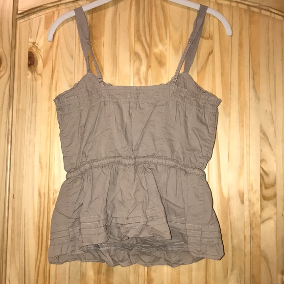 Hollister beige tank top with beading - Picture 3 of 3